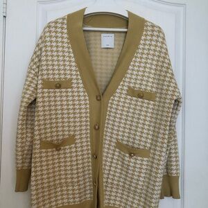 Sandro | Dane Oversized Houndstooth Cardigan